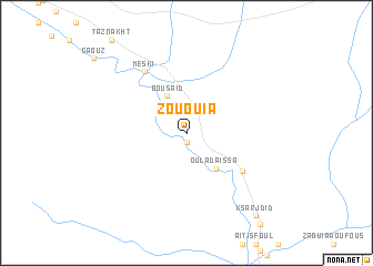 map of Zououia