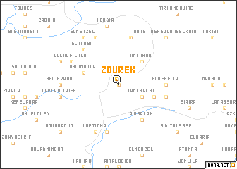 map of Zourek