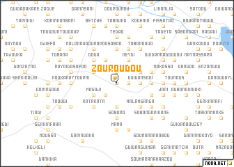 map of Zouroudou