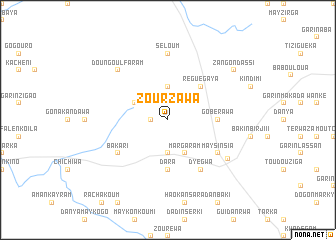 map of Zourzawa