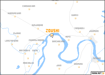 map of Zoushi