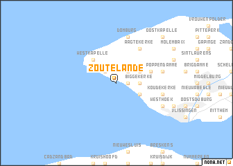 map of Zoutelande