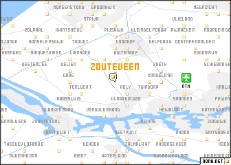 map of Zouteveen