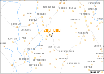 map of Zoutouo