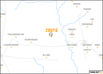 map of Zouto