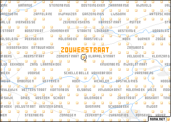 map of Zouwerstraat