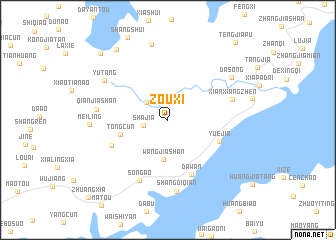 map of Zouxi