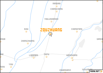 map of Zouzhuang