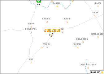 map of Zouzoui