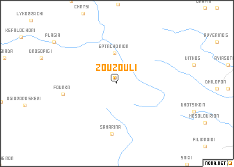 map of Zoúzouli