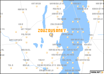 map of Zouzou Saney