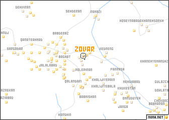 map of Zovār