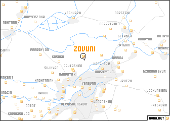 map of Zovuni