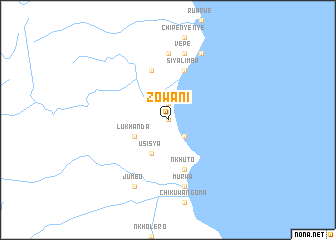 map of Zowani