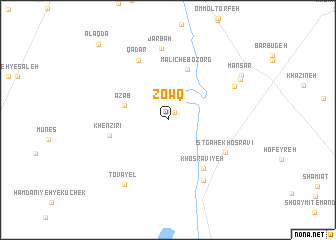 map of Z̄owq