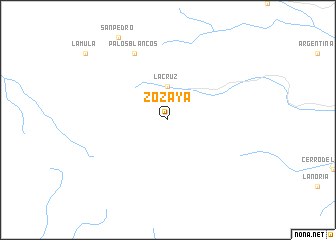 map of Zozaya