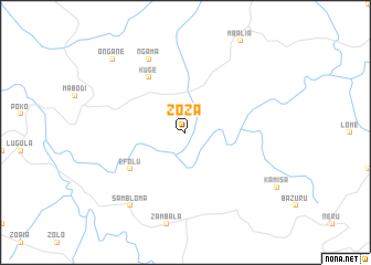 map of Zoza