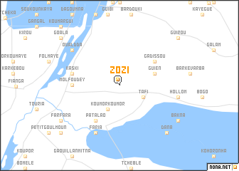 map of Zozi