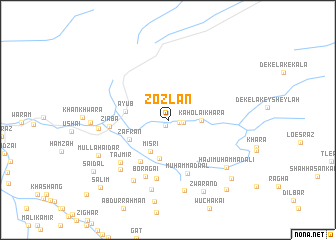 map of Zozlan