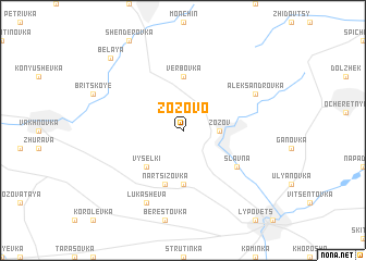 map of Zozovo