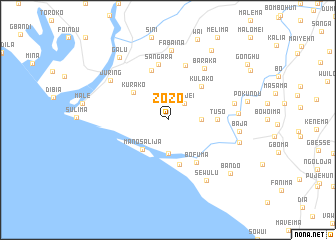 map of Zozo