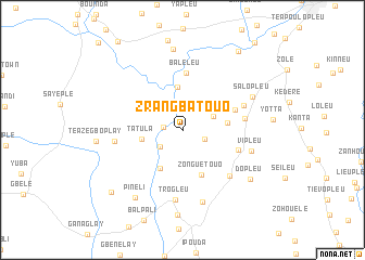 map of Zrangbatouo