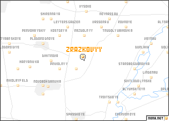 map of Zrazkovyy