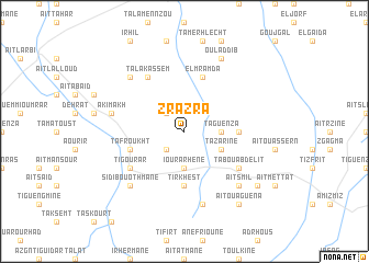 map of Zrazra