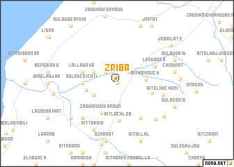 map of Zriba