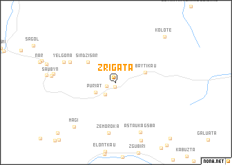 map of Zrigata