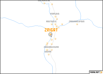 map of Zrigat