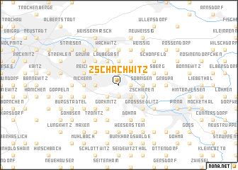 map of Zschachwitz