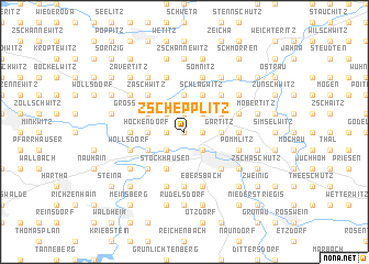 map of Zschepplitz