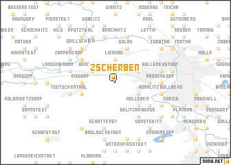 map of Zscherben