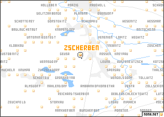 map of Zscherben