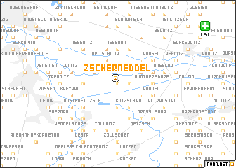 map of Zscherneddel