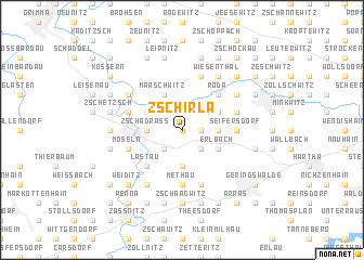 map of Zschirla