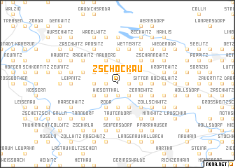 map of Zschockau