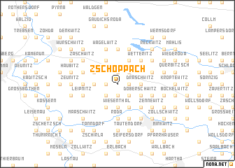 map of Zschoppach