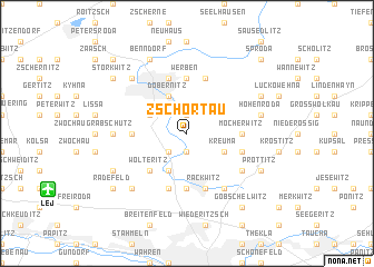 map of Zschortau