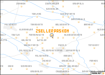 map of Zsellérpáskom