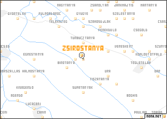 map of Zsírostanya