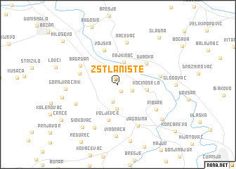 map of Z. st Lanište