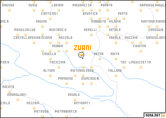 map of Zuani
