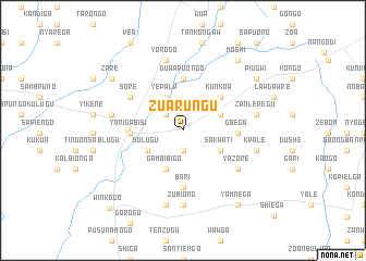 map of Zuarungu