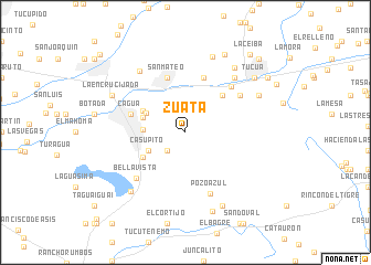 map of Zuata