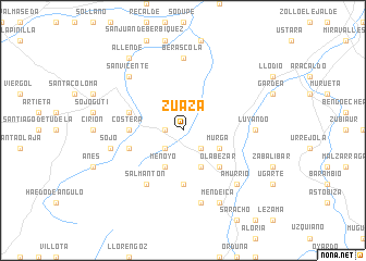 map of Zuaza