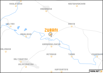 map of Zubani