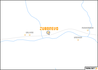 map of Zubarëvo