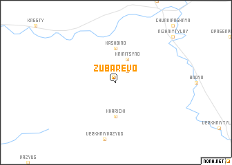 map of Zubarëvo